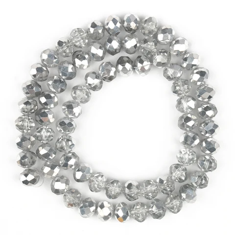 Хрустальные бусины LASOFAMIRE Rondelle 3/4/6/8 мм