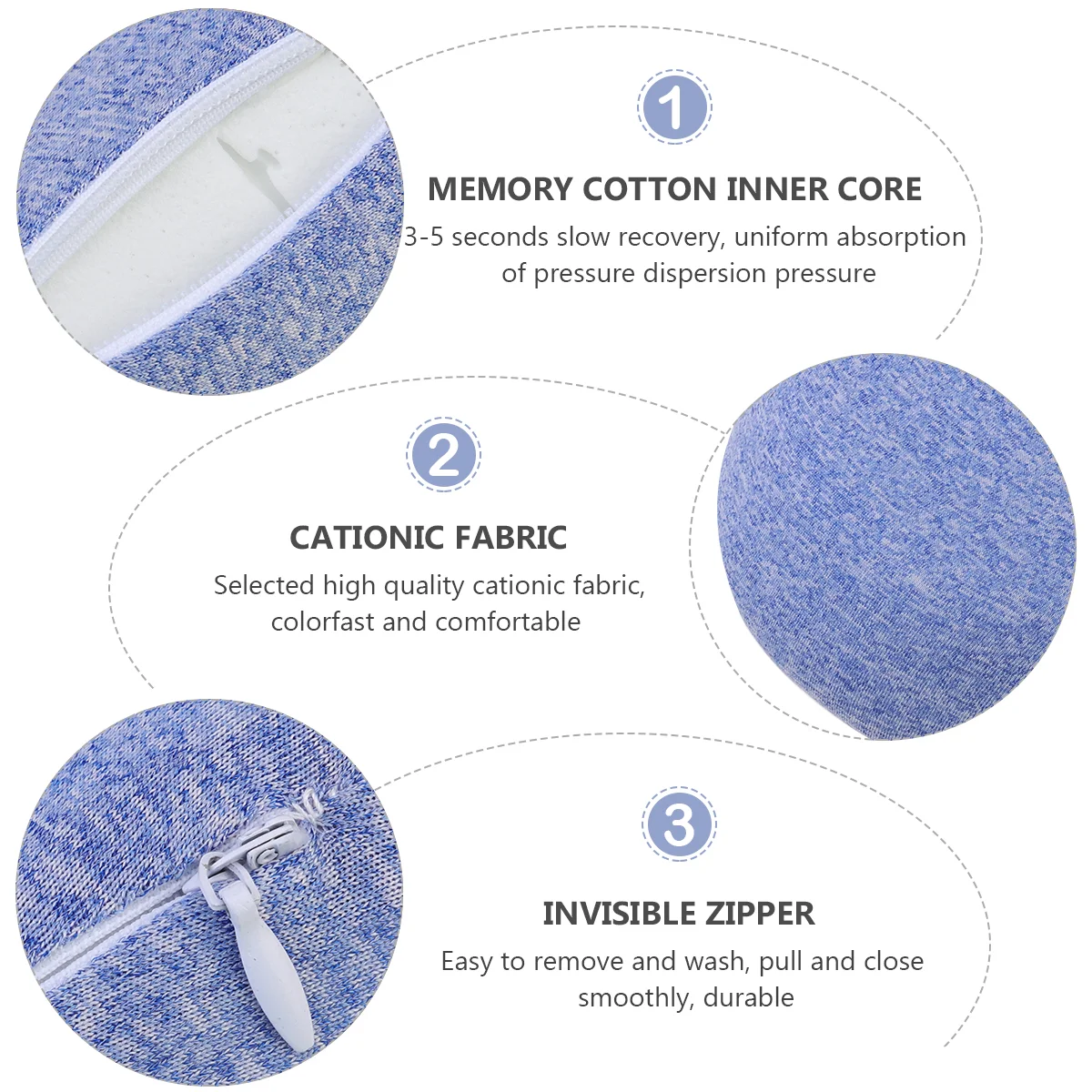 

1Pc Pillow Memory Pillow Orthopedic Pillow for Waist Pillows