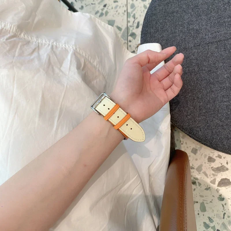 Кожаный ремешок для Redmi Watch 5 Lite/ Active/Redmi Xiaomi S4 браслет Samsung Galaxy 7 6 4 3 20 мм 22