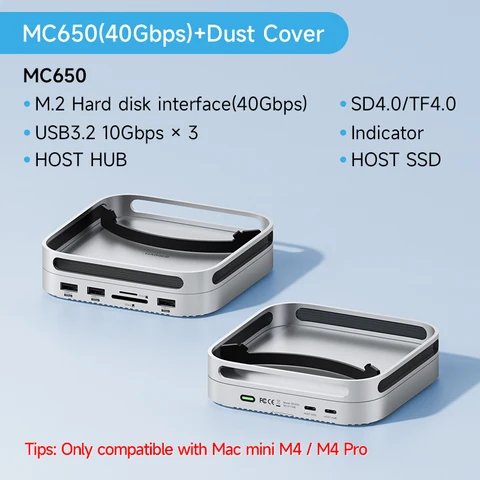Hagibis USB C концентратор для Mac mini M4/M4 Pro