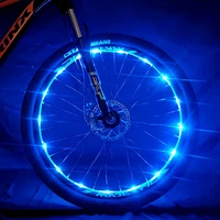 fashion bicycle flash light lamp string lights light outdoor string light 2m20led motorcycle cycling bike bicycle wheels spoke