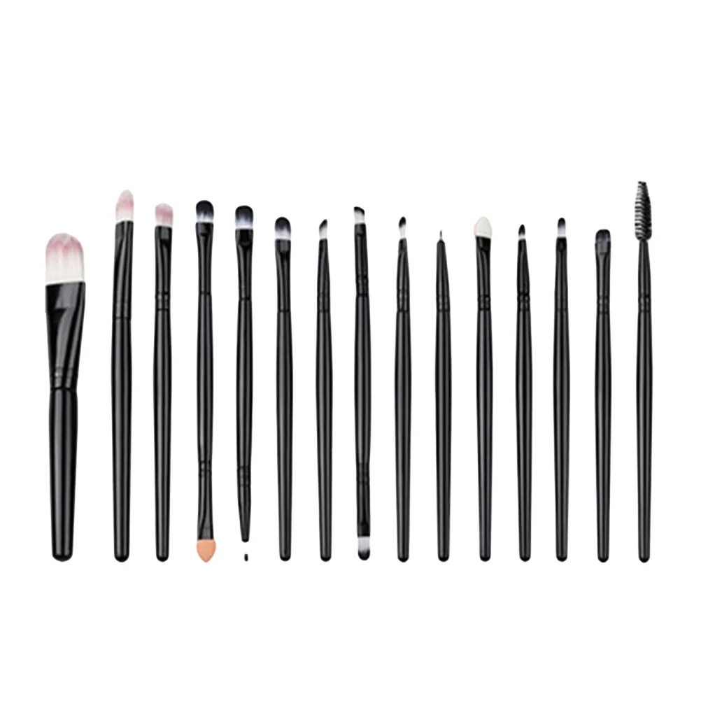 

15pcs Eye Makeup Brush Elegant Practical Portable Blending Brush Makeup Tools Eyeliner Brush for Travel