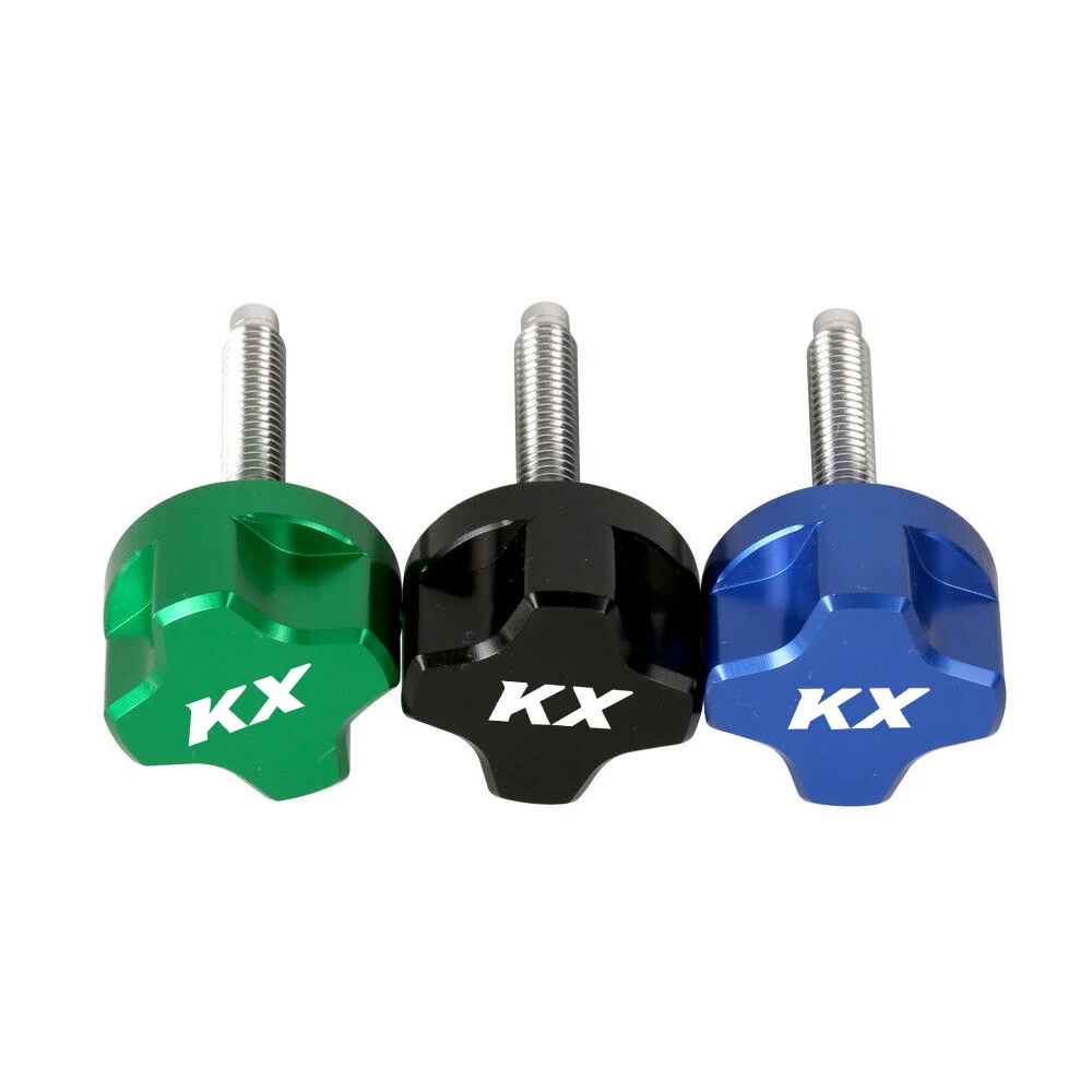 

Motorcycle KX LOGO CNC Air Filter Box Bolt Screw Plug Accessories For KAKWASAKI KX450 KX 450 2019 2020