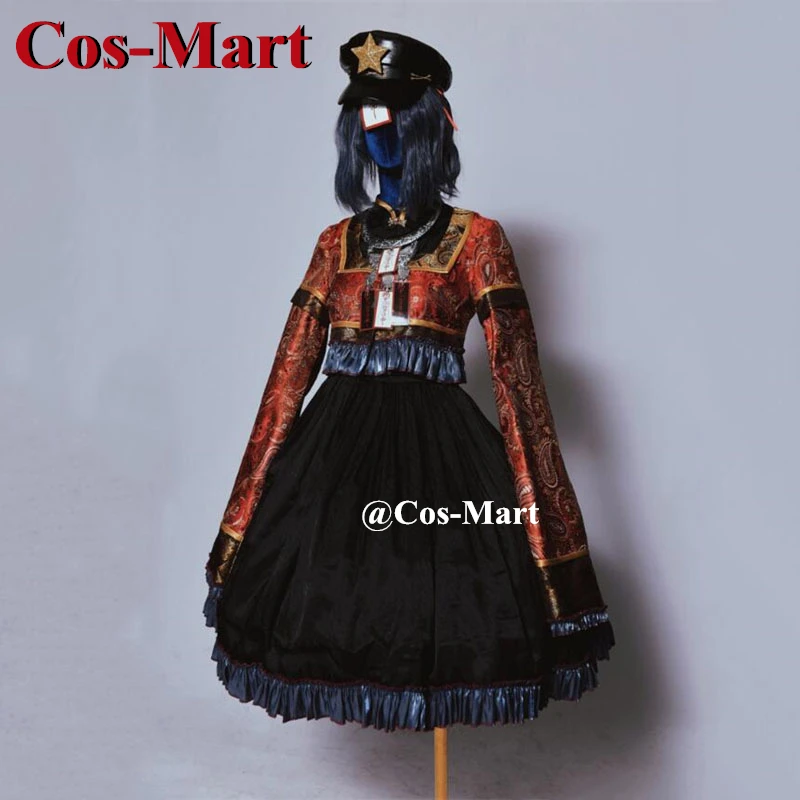 Cos-Mart Game Touhou Project Мияко Йошика Косплей Костюм Милое Великолепное Платье Активная