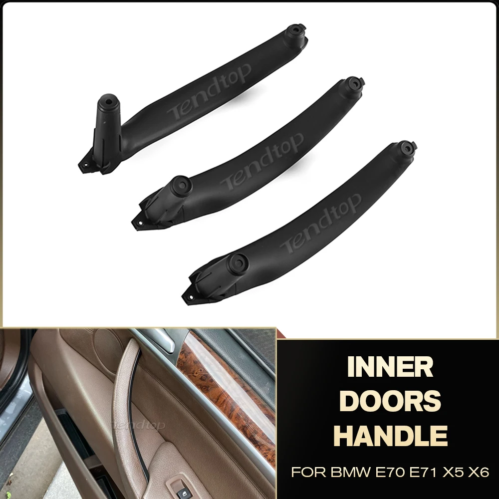 Для BMW X5 X6 E70 E71 E72 2007-2013 Черный LHD RHD внутренняя панель подлокотника двери водителя