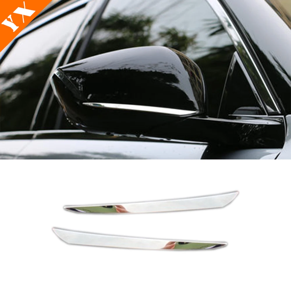 

Stainless Car Side Mirror Garnish Rear View Mirror Strips Decor Protector Sticker Cover For Citroen C4 C5X 2021-2023 Accessories