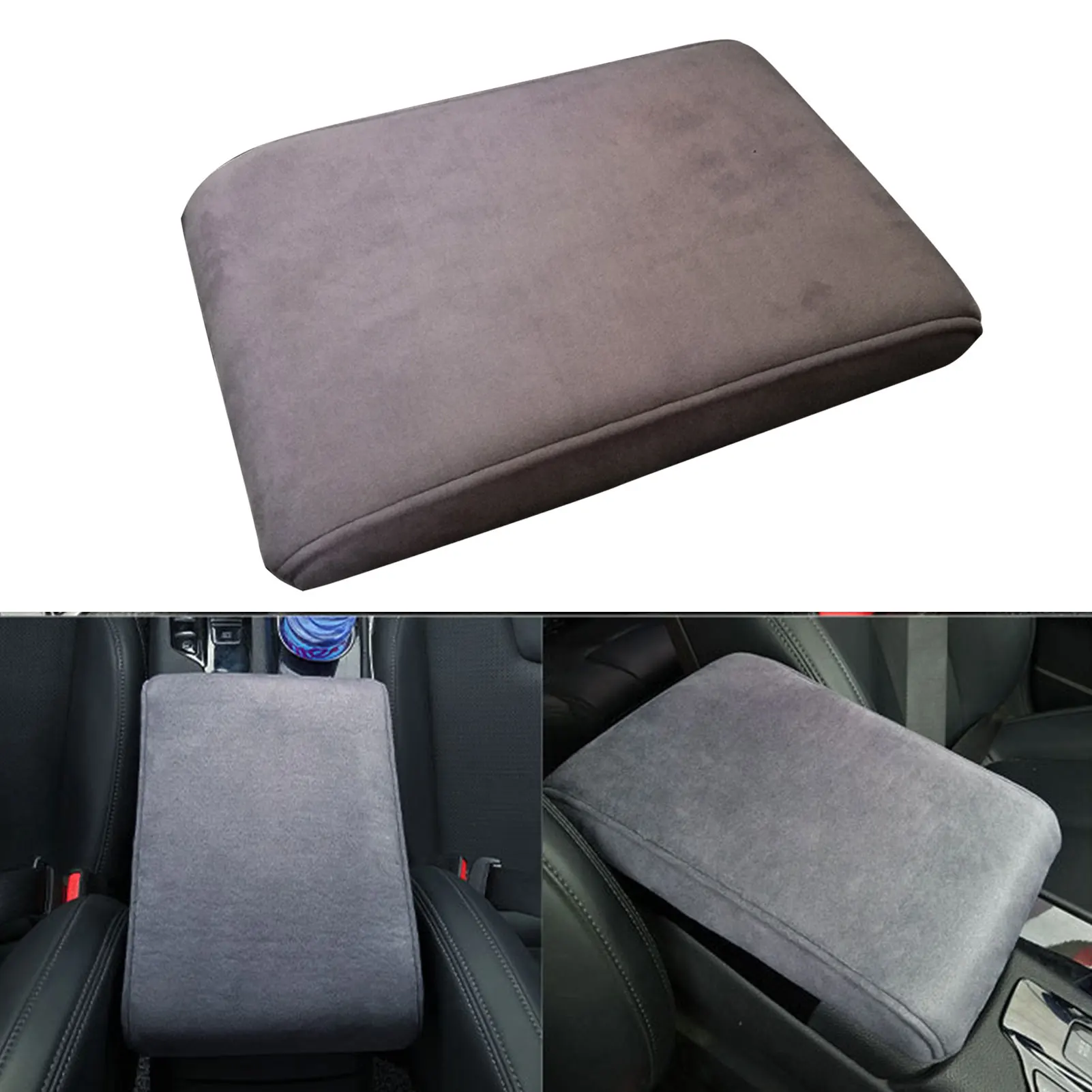

Center Console Cover Car Armrest Cover Car Armrest Box Memory Foam Booster Pad Suede Leather Armrest Box Modified Protective Pad