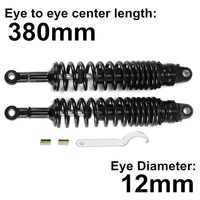 360mm black motorcycle off road moto mountain dirt bike rear front shock absorber suspension protector d20