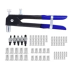 86 шт. Резьбовая гайка заклепка Вставка инструмент заклепка Rivnut гайка набор заклепки гайка инструмент с M3 M4 M5 M6 M8