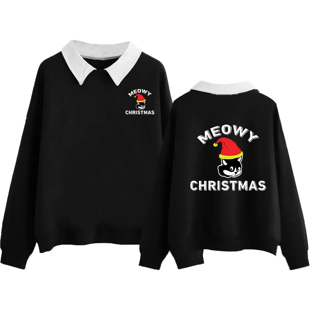 

Повседневные свитшоты с рождественским принтом, двойной пуловер