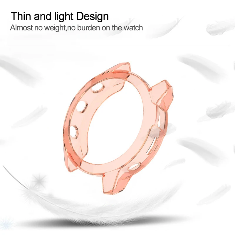 Мягкий защитный чехол из TPU для часов Garmin Fenix 7 7S 7X 5S 5 5X Plus 6S 6 6X, краш-бампер, покрытие рамы для Garmin Forerunner 245 245m.