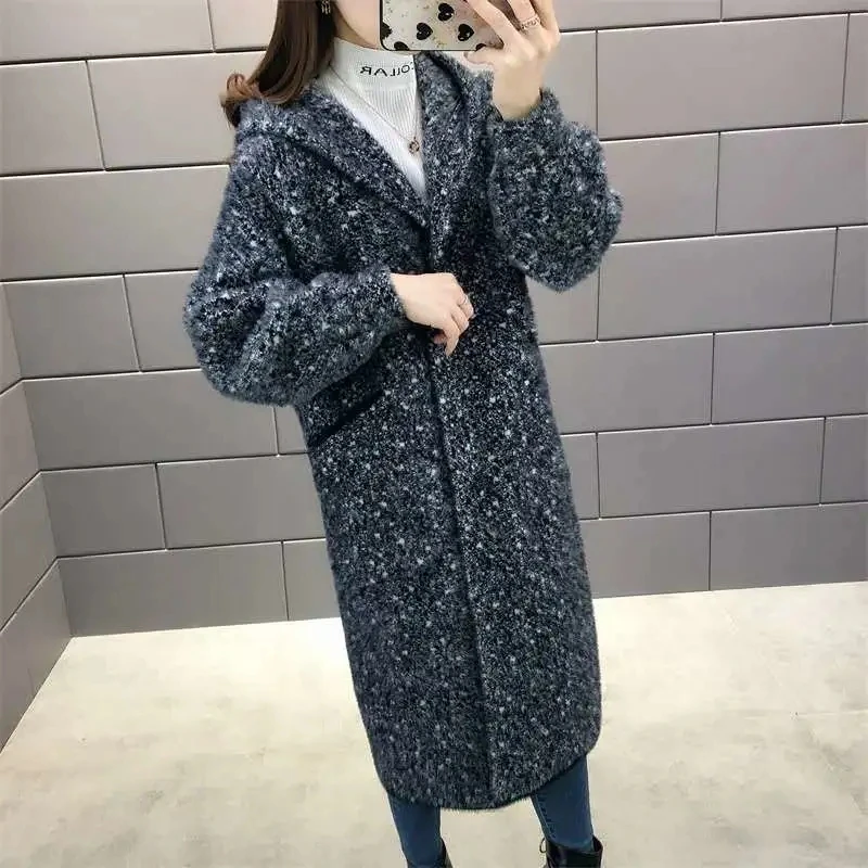 Высококачественная бархатная норковая куртка женское осенне-зимнее пальто