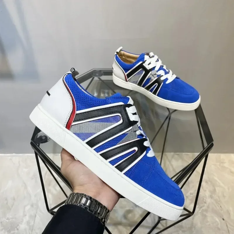 Европейские высокие мужские туфли с бриллиантами черные замшевые со стразами и