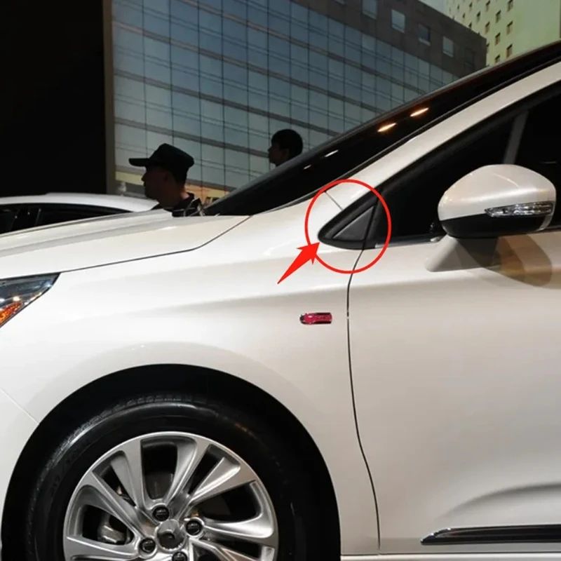 

Треугольная пластина для переднего стекла автомобиля, боковое зеркало, Угловое треугольное украшение, крышка панели для Citroen C4 C4L 2012-2015
