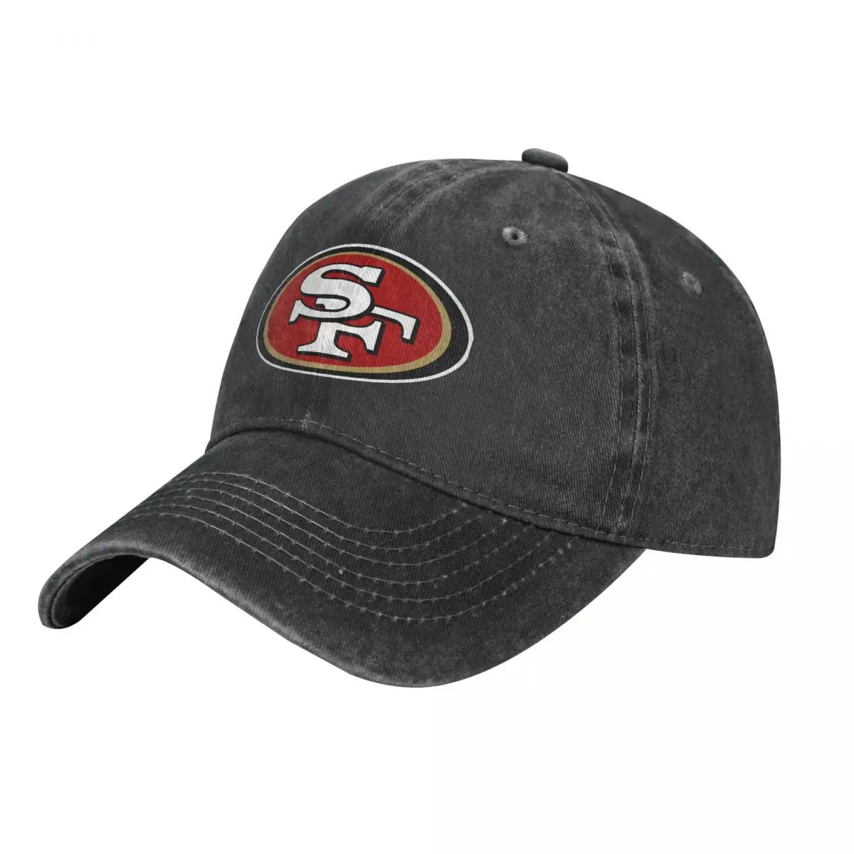 

San Francisco 49ers Logo Adjustable Baseball Cap Sports Cowboy Hat Trucker Cap Dad Hat Classic Retro Vintage for Men Women