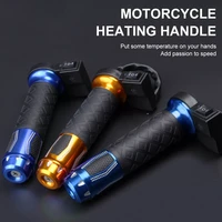 1pair motorcycle heated grips 12v winter heating 22mm handlebar grips clamp on 2 levels heating grips for motorcycle atv scooter