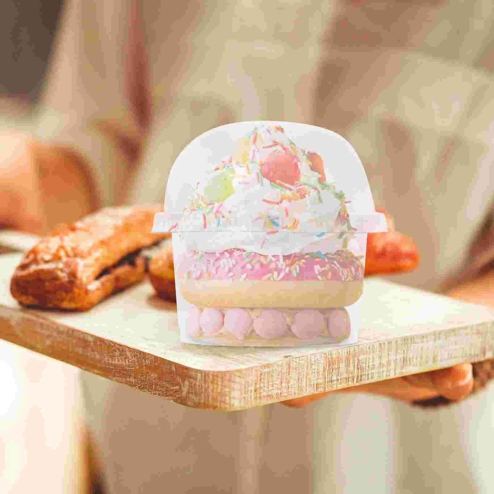 

Cups Cup Dessert Cupcake Plastic Disposable Containers Yogurt Mini Cake Parfait Cream Ice Fruit Clear Container Sundae Salad