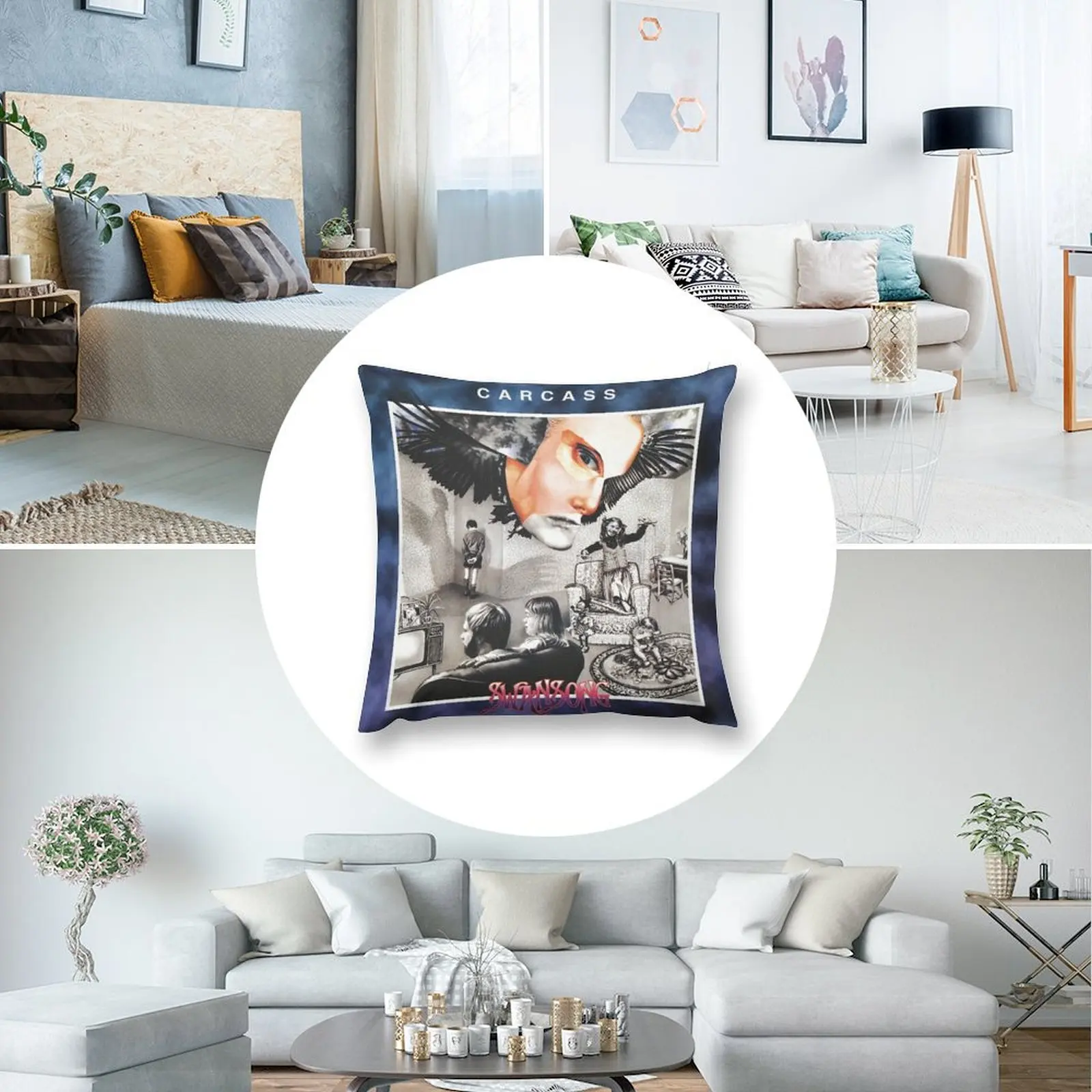 Swansong осенняя наволочка роскошный декоративный чехол для подушки роскошная