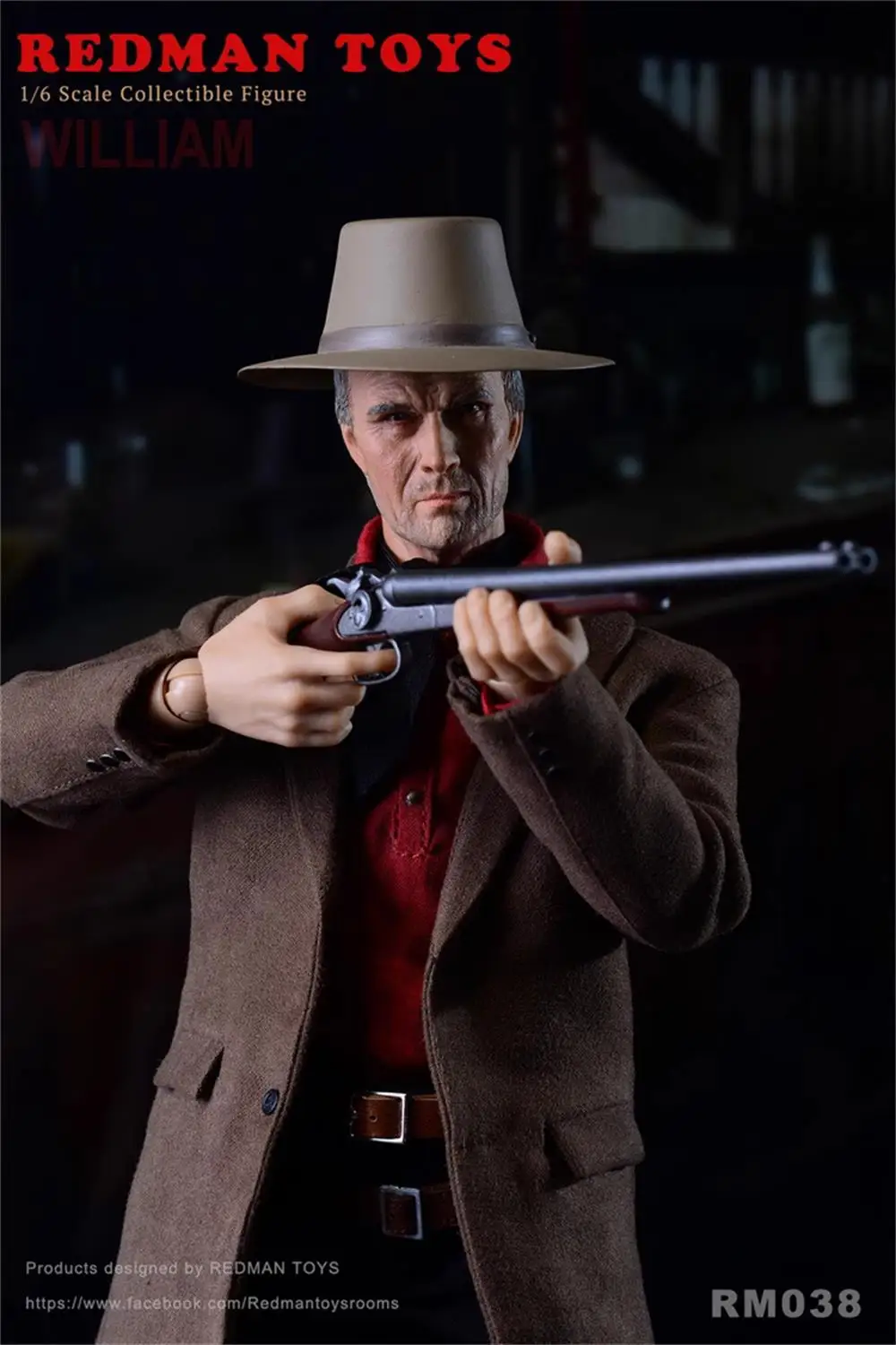 Фотография _ RM038 The West Cowboy Man William unforgive полный комплект подвижная экшн-фигурка
