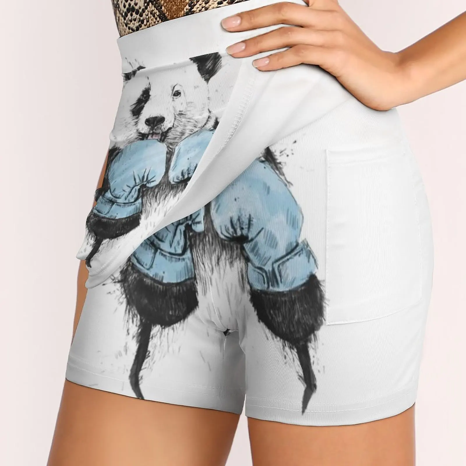 Женская Спортивная юбка The Winner с карманами модная в Корейском стиле юбки 4Xl