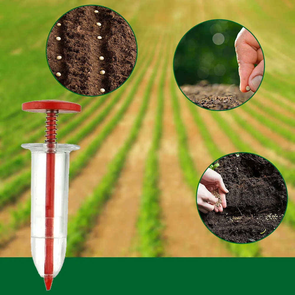 Шприцевая сеялка мини-разбрызгиватель семян ручной разбрызгиватель из