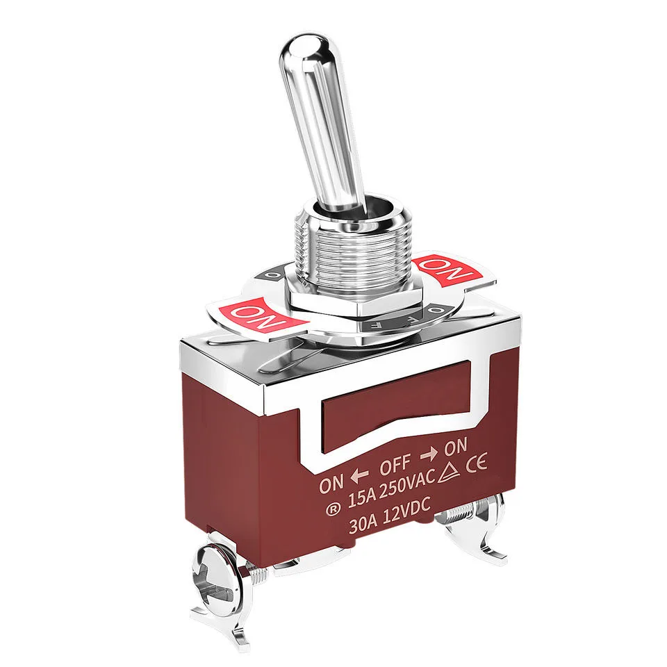 10 шт., регулируемый 3-позиционный 9-контактный переключатель, 15 А 250 В переменного тока