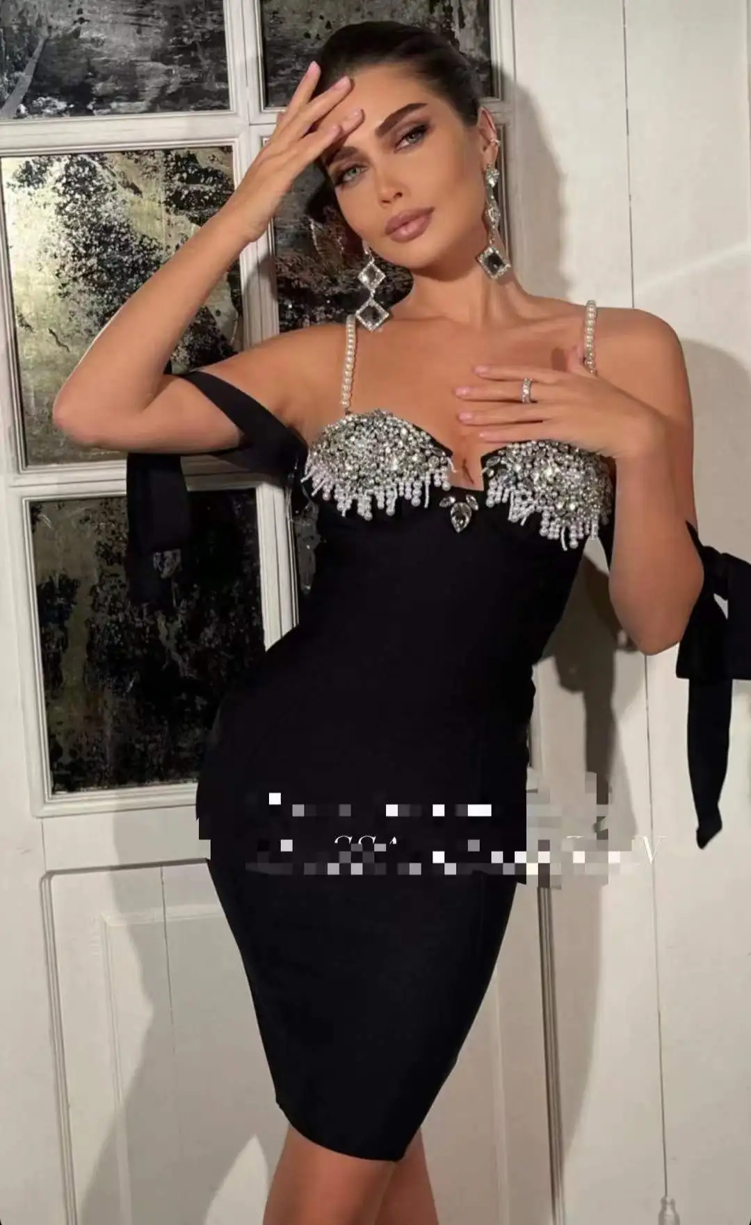 Sexy Bodycon Evening Dresses for Women 2022 Club Party Prom Designer Female Clothes Elegant Formal Ceremony Birthday Outfits