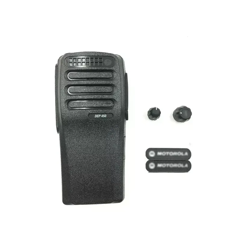 10Pcs DEP450 Housing Shell Front Case With Volume And Channel Knobs For Motorola XIR P3688 DP1400 DEP450 Radio