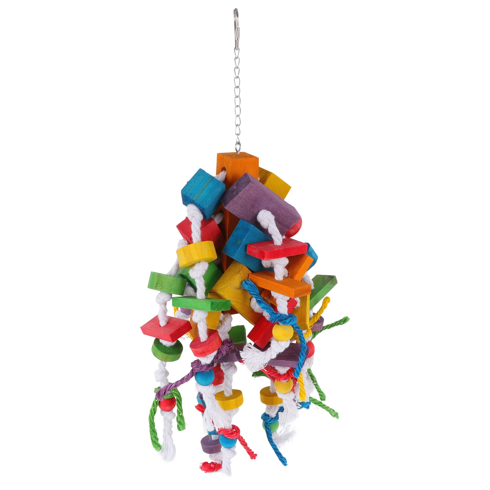 

Bird Parrot Chewinghanging Swing Bite Cage Wood Tearing Birds Chew Blocks Sticks Block Pendant Accessories