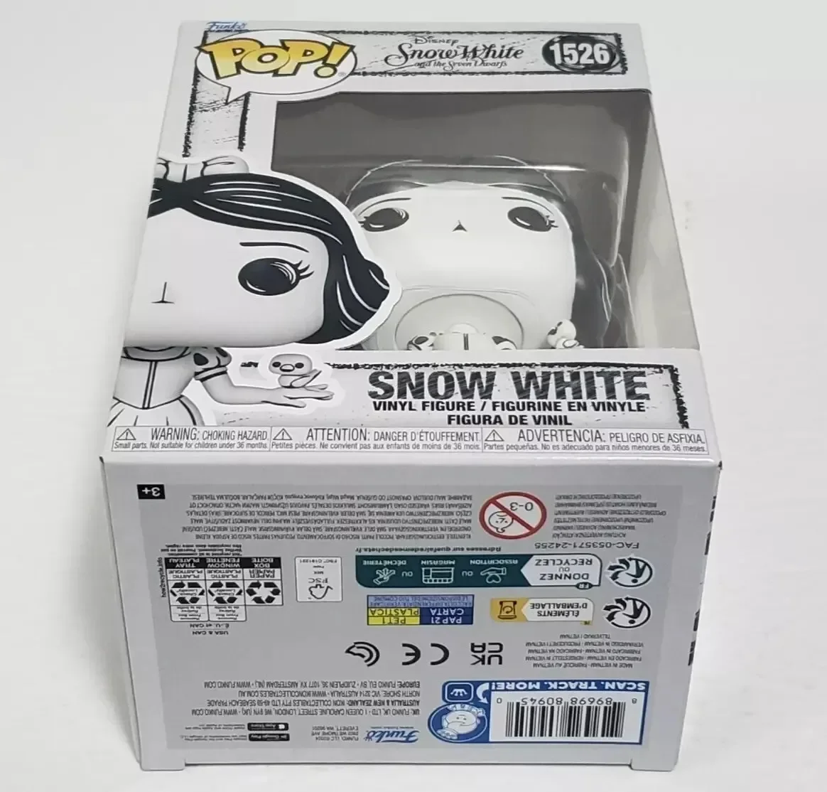 10 см FUNKO POP Белоснежка фигурка модель игрушки аниме Дисней эскизы фигурки