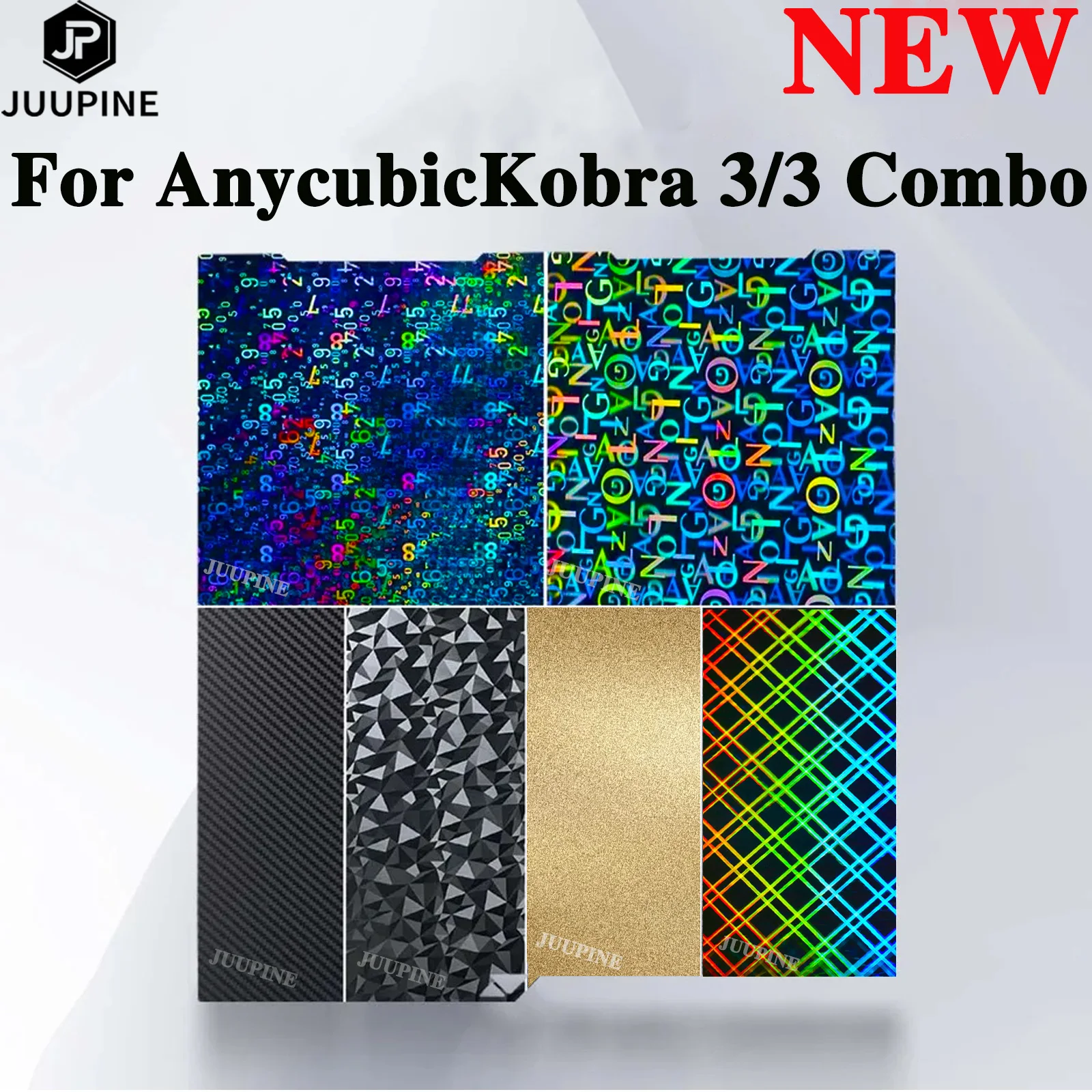 Комбинированная сборная пластина для Anycubic Kobra 3 256x26 8 пружинный стальной лист PEO PET
