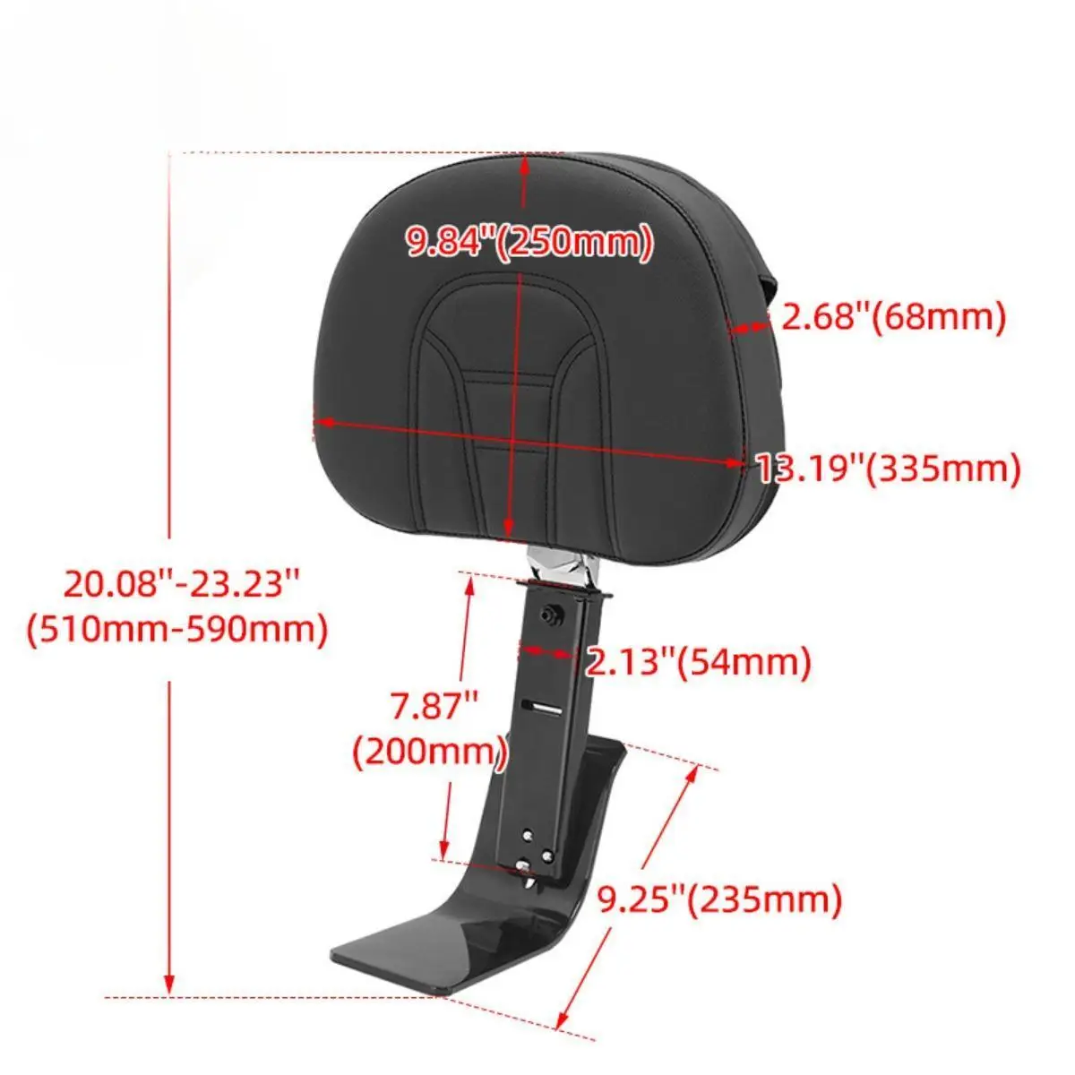 Спинка для мотоцикла пассажирская спинка Multiuse GL1800