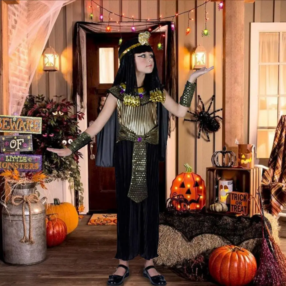 Детский Египетский Костюм фараона костюм для мальчиков и девочек египетского