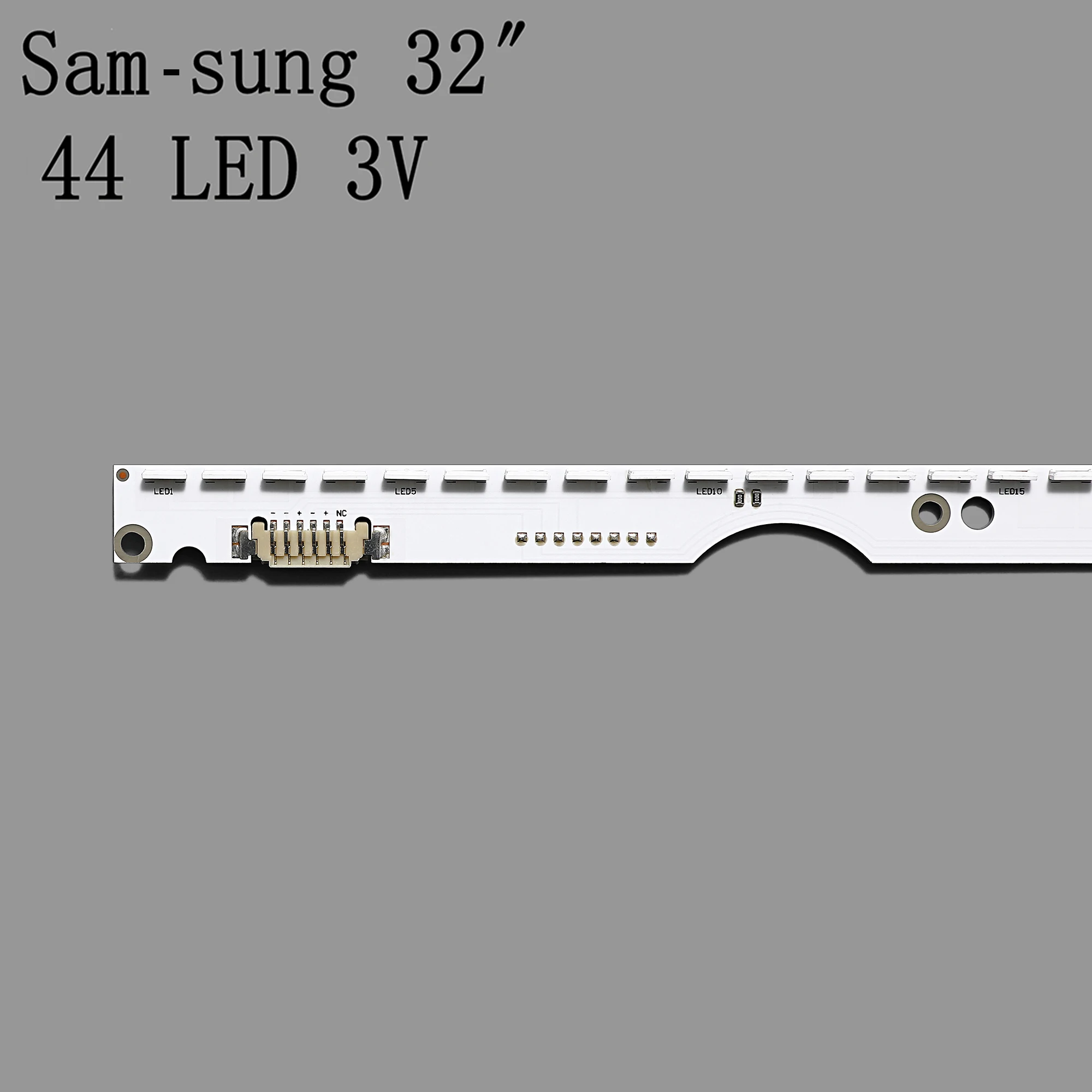 Новая светодиодная лента 44LED*3V 406мм для телевизоров Samsung UA32ES5500 и UE32ES6100 SLED 2012svs32 7032nnb 2D V1GE-320SM0-R1 32NNB-7032LED-MCPCB включена.