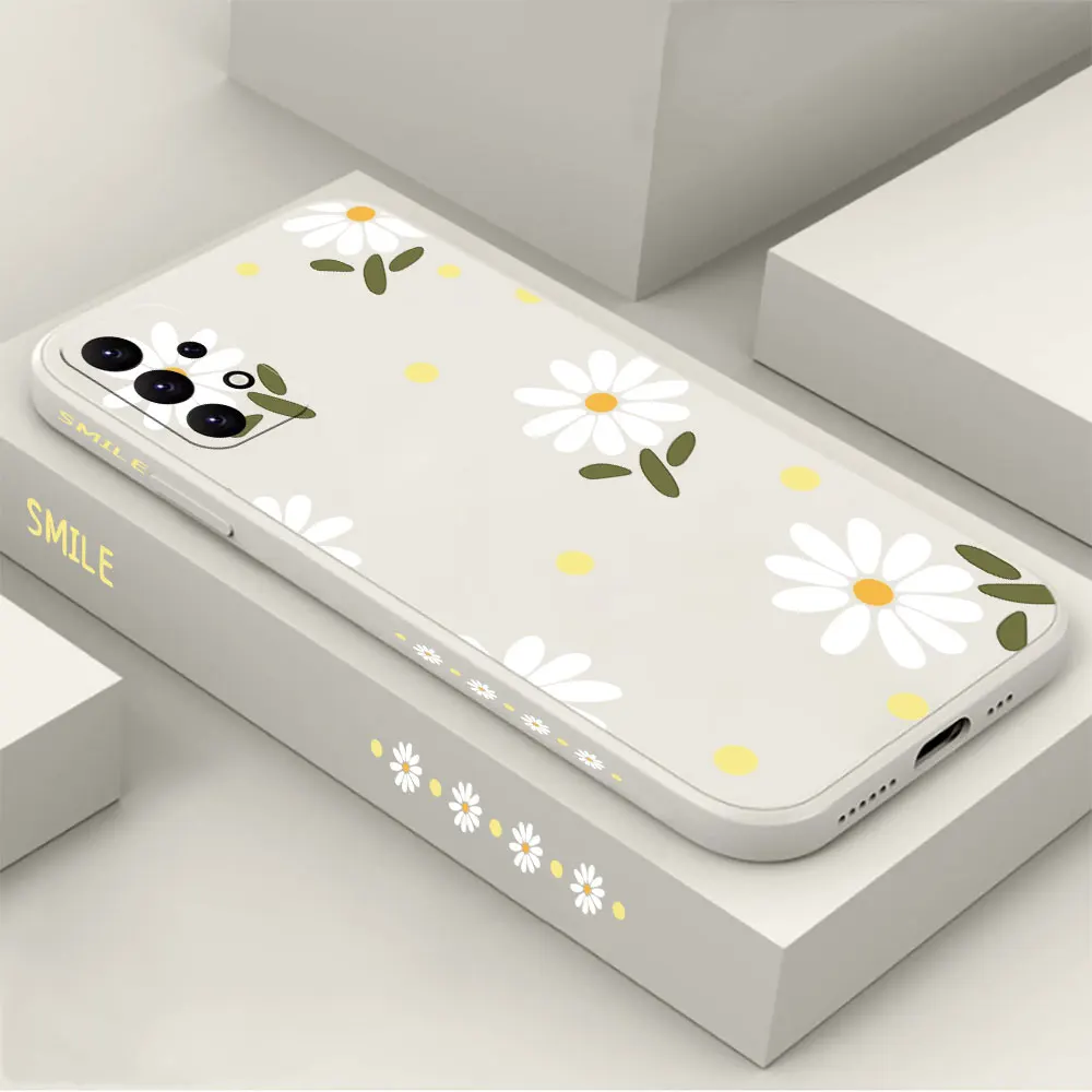 

Scattered Daisy Case For Samsung Galaxy A91 A73 A72 A71 A53 A52 A51 A42 A33 A32 A31 A23 A22 A21S A13 A12 A03S A02S 4G 5G Cover