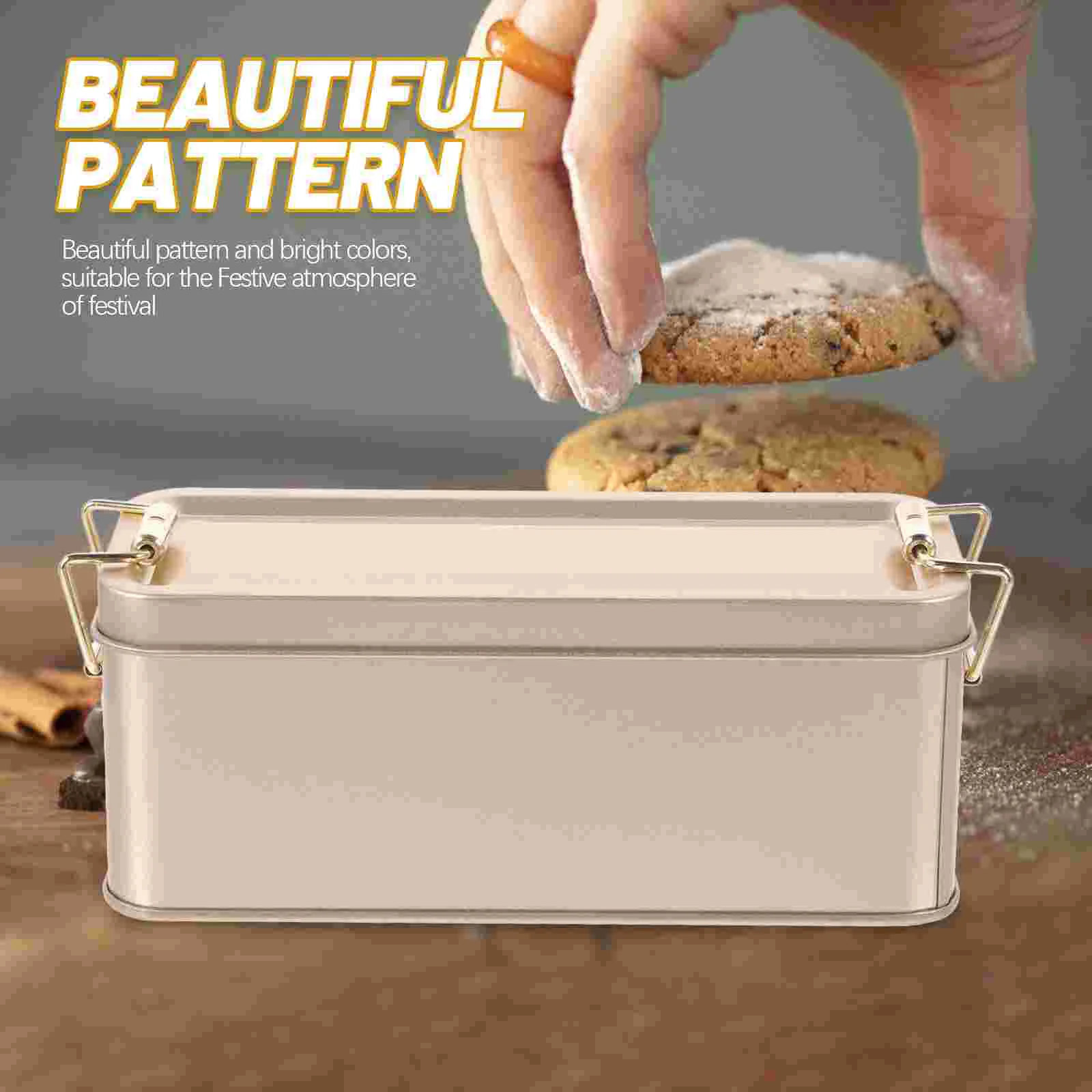 Коробки для печенья герметичные контейнеры герметичная жестяная банка еды