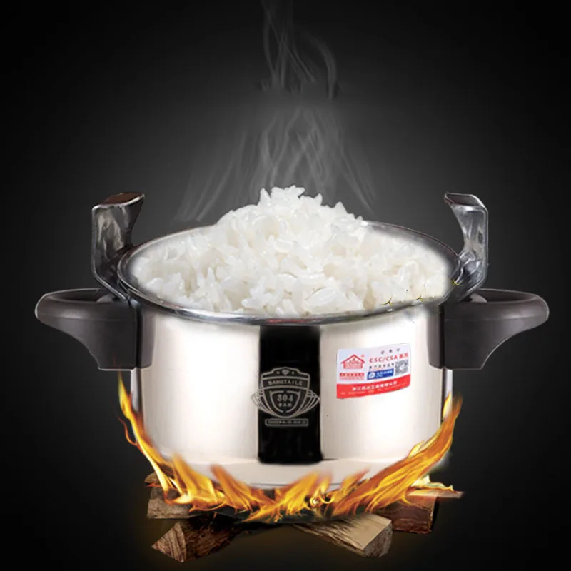 Купить Скороварка из нержавеющей стали, компактная Индукционная ручка-автоклав, цвет хамелеон, для газа, дома Pаспродажа Скороварка из нержавеющей стали, компактная Индукционная ручка-автоклав, цвет хамелеон, для газа, дома