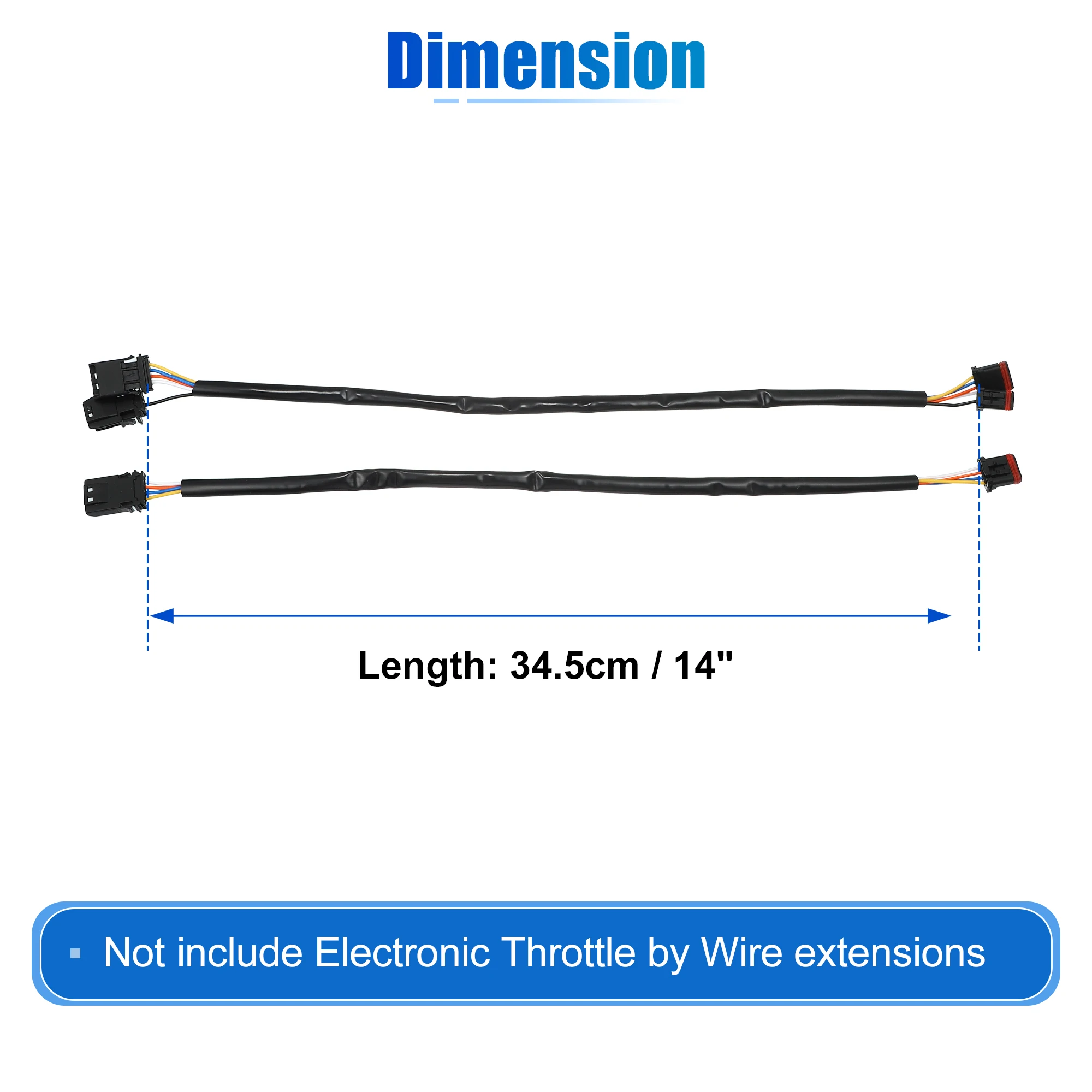 

Motoforti 1 пара 10-дюймовых 12-дюймовых 14-дюймовых рулей CAN-шины, удлинительный жгут проводов для Harley Softail Touring