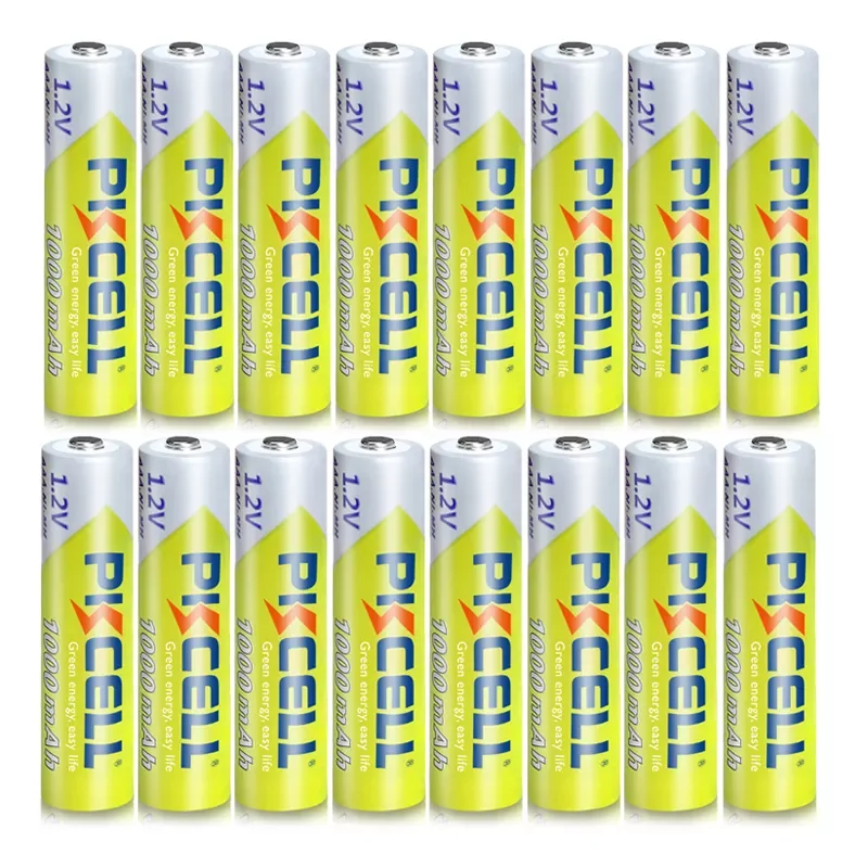 

16pcs/Lot PKCELL 1.2V 1000mAh NiMh AAA Rechargeable Battery Ni-mh 3A Batteries AAA Battria High Energy For flashlight toys