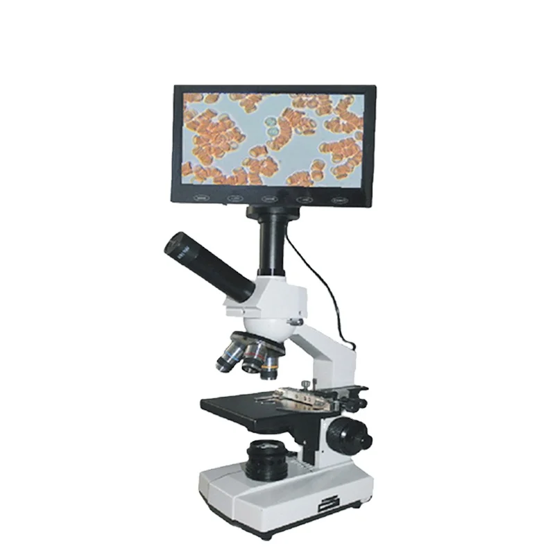 

Clinic use live blood analysis cell biological microscope testing machine