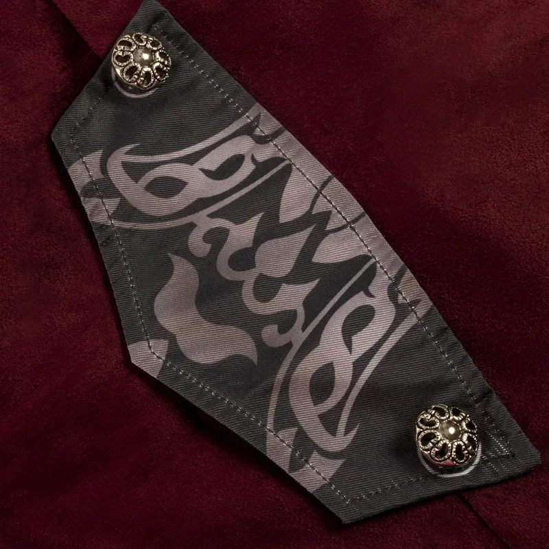 Новый смокинг на Хэллоуин в Европе и США средневековый ретро-панк мужское пальто