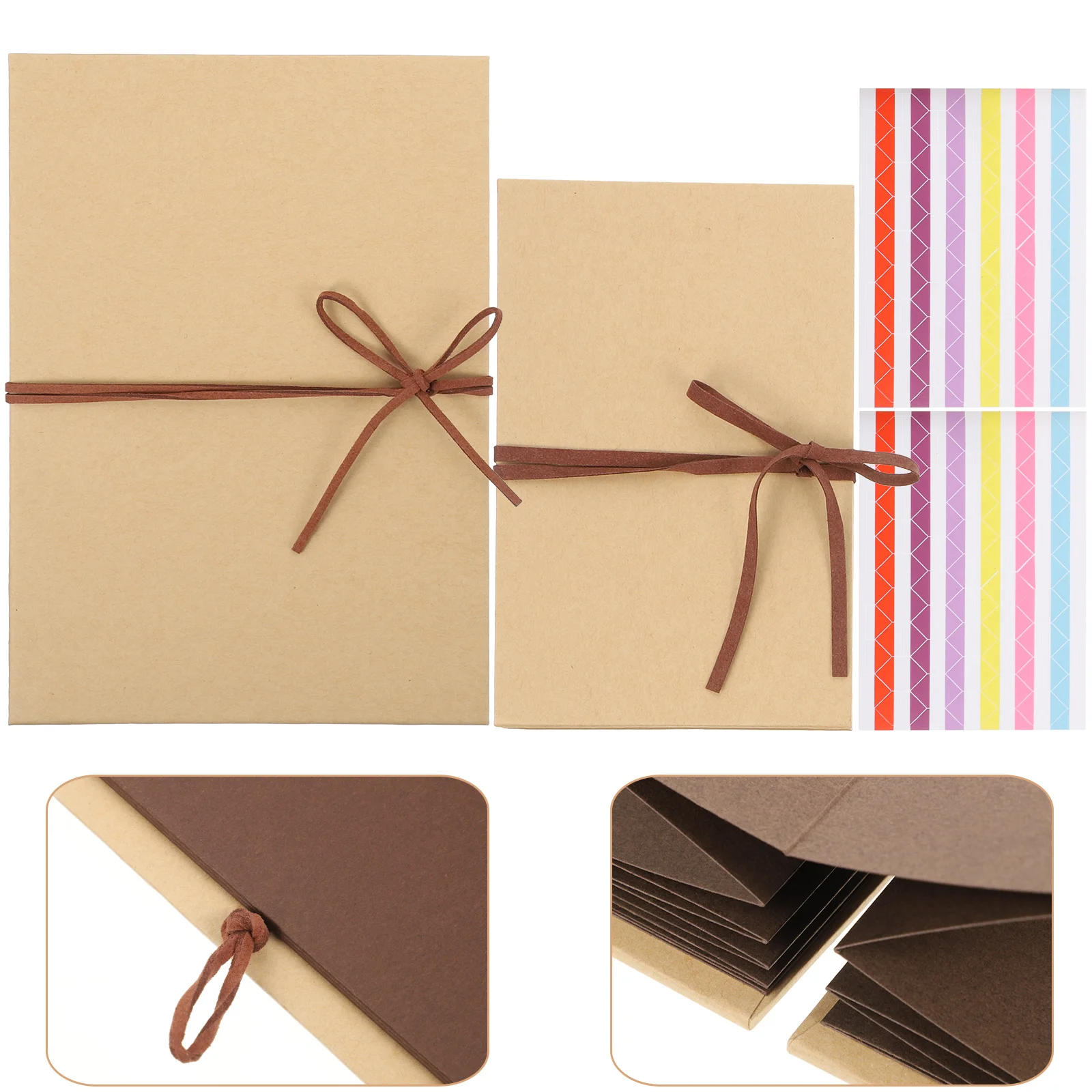 

Photo Album Book Scrapbook Picture Diy Folding Holder Memory Wedding Vintage Children Travel Decorative Storage Novelty