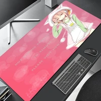 kawaii office supply mouse pad aesthetic large pink anime girl pc gadget otaku nice gamer desk pad mause support games table mat