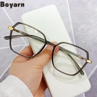 boyarn new irregular anti blue light glasses womens candy flat lens ins shades large frame flat lens