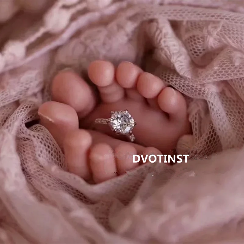 Реквизит Dvotinst для фотосъемки новорожденных мини-кольца с бриллиантами блестящее