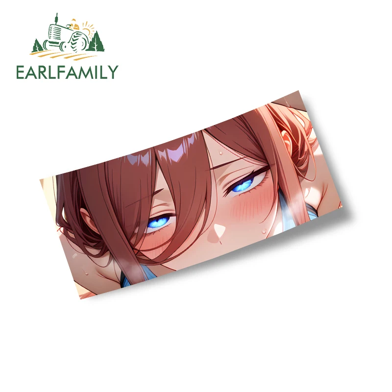 

EARLFAMILY сексуальные Succubus Miku Nakano автомобильные наклейки красивые аниме граффити Slap Design наклейки для автофургона водостойкие украшения для кемпера
