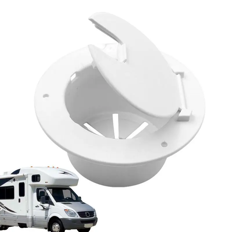 

RV Round Electric Cable Hatch Round Polar Electrical Cord Cover White RV Camper Trailer Electric Cord Cover Jack Cover Hatch
