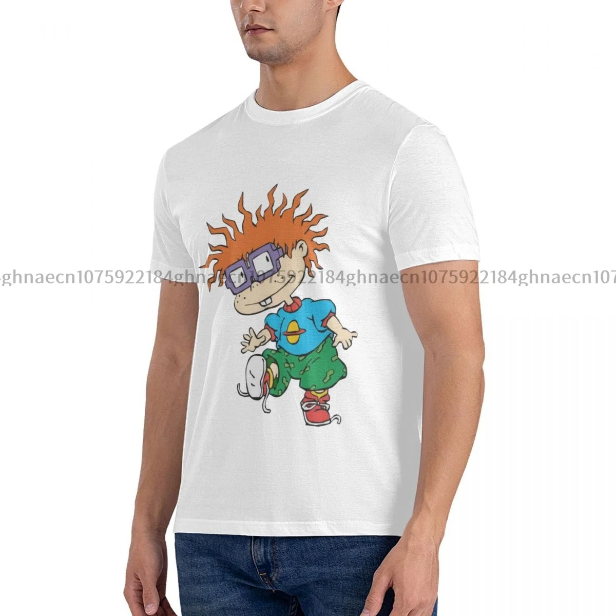 

Модные мужские футболки с принтом 90-х годов Angelica, дышащие топы, большие размеры