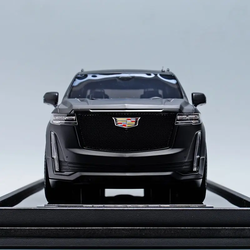 1:18 Cadillac Escalade Ограниченная серия матовый черный цвет коллекция украшений