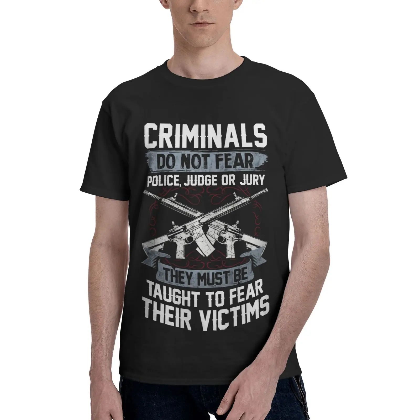 

Футболка Мужская/женская с коротким рукавом, рубашка с принтом «Не бойтесь полиции», «гранж»